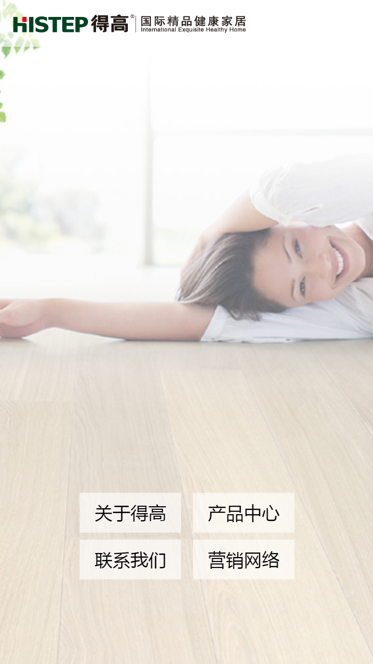 得高國(guó)際精品健康家居手機站設計